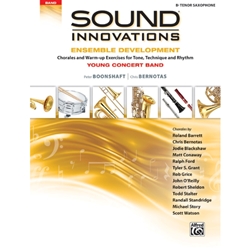 Sound Innovations for Concert Band Ensemble Development Tenor Sax
