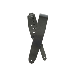 D'Addario Basic Classic Leather Guitar Strap, Black