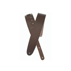 D'Addario Basic Classic Leather Guitar Strap, Brown