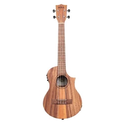 Kala Satin Teak Cutaway Tenor Ukulele w/Active EQ