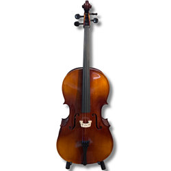 H S Violins Model 100 4/4 Cello Outfit