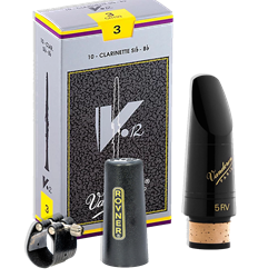Vandoren 5RV Mouthpiece with Rovner Ligature and V12 Reeds