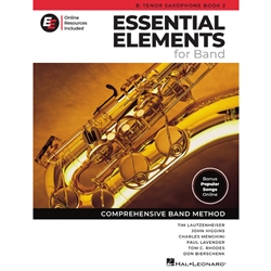 Essential Elements for Band - Tenor Sax Bk 2