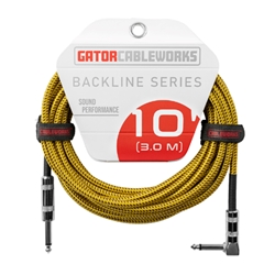 Gator Backline Braided Inst Cable 10ft