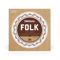 D'Addario EJ33 Folk Nylon Guitar Strings