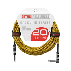 Gator Backline Braided Inst Cable 20ft