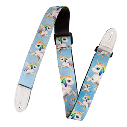Levy's Junior Poly Series Unicorn Guitar Strap