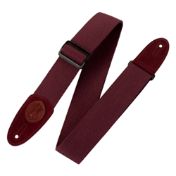 Levy's Signature Cotton Burgandy Guitar Strap