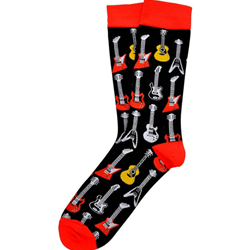 Guitar Socks Mens 10-13