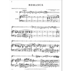 Two Romances, Op. 40 & 50 for Violin & Piano